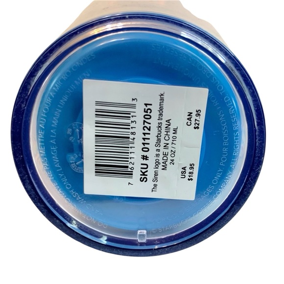 STARBUCKS 2021 Christmas Holiday Iridescent Siren Color Changing 24oz Tumbler - Picture 6 of 6